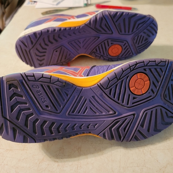 ASICS PURPLE/ORANGE - Picture 2 of 3